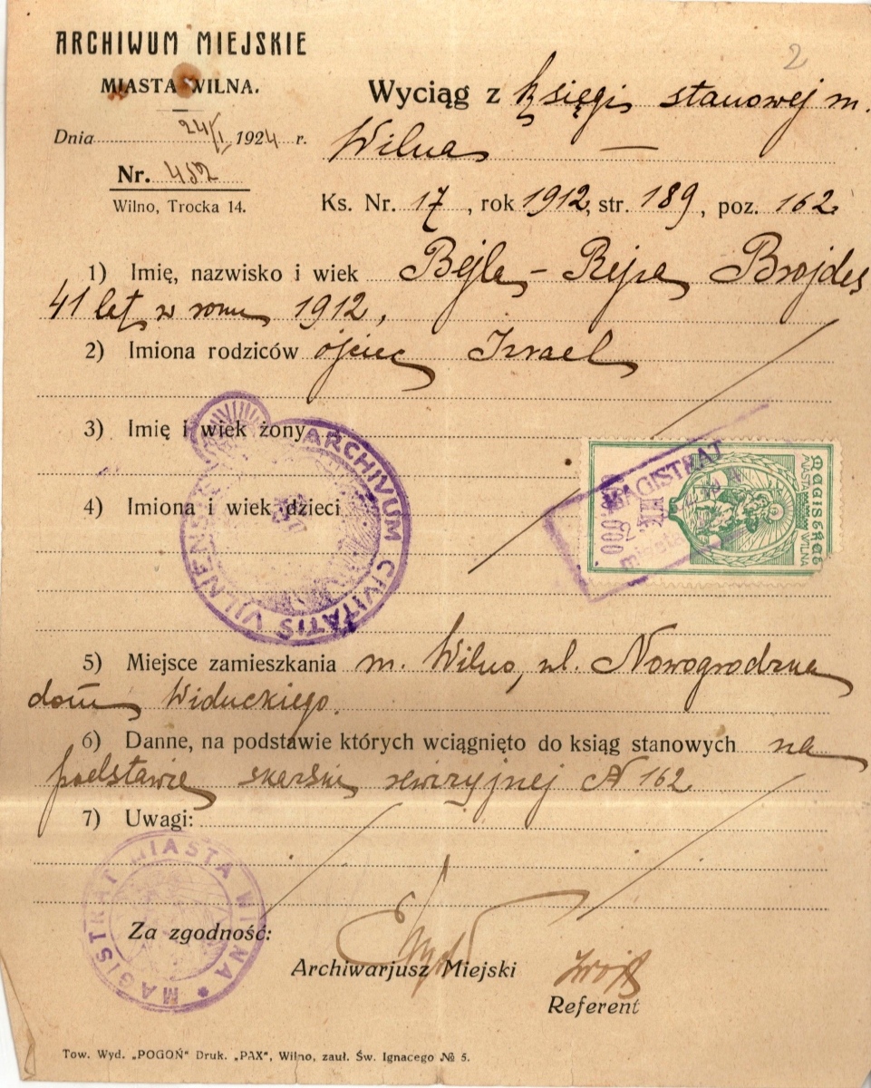 Bejle-Brojdes-1929-m.-israsas-is-Vilniaus-gyventoju-registro
